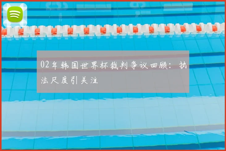 02年韩国世界杯裁判争议回顾：执法尺度引关注