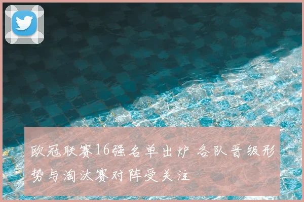 欧冠联赛16强名单出炉 各队晋级形势与淘汰赛对阵受关注